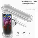3000W Stainless Steel Electric Heater Temperature Display Kitchen Tankless Instant Hot Water Faucet