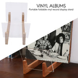 Vinyl Record Storage Holder,Acrylic Ends,Display Your Singles and LPs in This Modern Portable Rack Unit