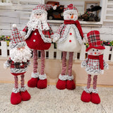 Telescopic Doll Merry Decor For Home 2021 Christmas Ornaments Xmas Gifts New Year 2022