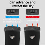 10per session Confidential 220V Office Home 21L Automatic Mute 4 * 39mm Paper Shredder