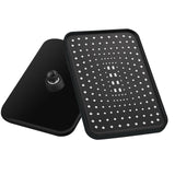 Rainfall Shower Head Big Panel Large w Supercharge Ceig Mounted Showerhead 360 Rotation High Pressure ABS Bathroom Faucet