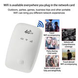 Wireless 4G Wifi Router Mifi 150Mbps Car Mobile White Wifi Wireless Hotspot Support 10 Users With Sim Card Slot