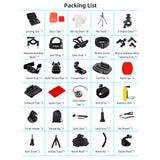 120-in-1 Action Kit Sports Camera Accessories Set with Carrying Case Replacement for GoPro Hero 12/11/10/9