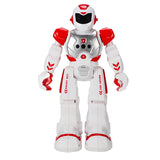 Mechanical Warfare Police Intelligent Early Education Robot Electric Singing Infrared Sensing Children's Remote Control Toys