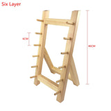 Japanese Bayonet Wooden Knife Rest Holder Swinging Knife Rack Shelf Willow Sushi Chef Tool Block Set Kitchen Tools