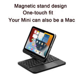 Magic Keyboard Case For iPad Mini 6 Magnetic Cover Funda Backlight Foldable 360-degree Rotatable Board Bluetooth Key Boards