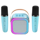 hine Sound Box 5.0 Pa Speaker System 2 Wireless Microphones Music Player Karaoke For All Saints' Day Party Supplies