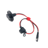 DIY Socket Sidewall Port Waterproof Quick Connect Panel Mount 16AWG SAE Cable for Solar Generator Battery Charger