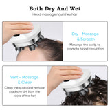 Electric Scalp Massager Red Blue Physiotherapy Head Massager for Stimulating Hair Growth Stress Relief Health Care Device New