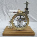 Model, Adjustable Speed Stirling Engine With Horizontal Flywheel Physical Experiment Educational Model