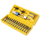 20Pcs Drill Driver Multi Screwdriver Sets Multifunction Drill Driver Sets High Speed Steel Bit Set Quick-Change Repair Tools