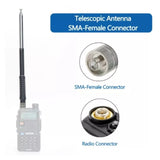 10PCS AR1106 Telescc 136-174mHz High Gain VHnti-Collision Extendable Antenna for WouXun Kenwood BAOFENG Radio