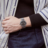 GUANQIN-Men's Automatic Mechanical Watch, Waterproof Men's Accessories, With Date Display And Power Reserve, Stainless Steel