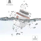 Electric Facial Cleansing Sonic Waterproof Deep Pore Cleaner Wireless Charging Face Massage Skin Care Brush