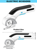 3.6V Cordless Electric Tailor Scissors USB Charging Suitable For Cutting Cotton Fabric/Leather/Cloth And Other Materials