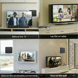 MAYTO Thin Film Dual Amplifier High-definition Digital Mini HDTV Ground Wave TV Antenna DVB-T2