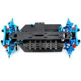 1/10 TT02 KIT Complete Modification, Carbon Brazed Chassis, Metal Accessories Frame, DIY Upgrade