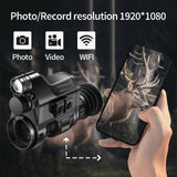 NV008A HD Night Vision Scope IR 850nm WiFi Ballistic Calculator Reticle Sight Aiming Riflescope for Hunting Laser Rifle Scope