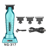2024 WMARK NG-317 Detail Trimmer for Men , Electric Hair Clipper with DLC Powder Metallurgy T-style Blade