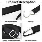 Top-2Pcs Nylon Auto Windproof Strap Adjustable Car Cover Secure Protector Rope
