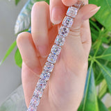 Fashion New S925 Sterling Silver Full Diamond Bracelet