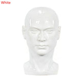 PVC Male Mannequin Displaying Head Professional Mannequin Model For Wigs Hair Making Mannequin Glasses Hat Display Model