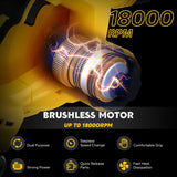 Cordless Leaf Brushless Electric Air Blower 6-Speed Up to 180MPH Vacuum Cleaner for 20V Battery (No Battery)