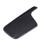 For Porsche Taycan 2019-2022 Dry Carbon Fiber Car Central Control Armrest Box Protective Cover Trim Accessories Parts