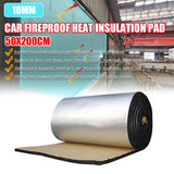 10mm Auto Firewall Insulation Sound Deadener 50*200cm High Quality Heat Shield Mat Useful Car Accessories