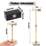 3.15-5.12Inch Adjustable Miniature Microphone Mini Musical Instrument Model 1:12 Dollhouse Display Home Decoration