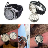 CRUSHER Portable Manual Tobacco Grinder Watch Zinc Alloy Dry Herb Spice Herbal Crusher Grinders for Smoking Accessories
