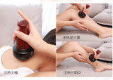 Stone needle Thermotherapy Body Energy stone dredging meridians Acupuncture point massager with Temperature adjustment