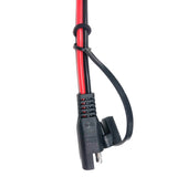 DIY 14AWG Heavy Duty Harness Quick Disconnect Plug SAE to DIN Hella Socket 90cm for Motorcycles