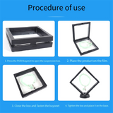 30 Pcs 3D Floating Display Frame Stand Storage Boxes for Jewelry Ring Earrings Coin Medals Challenge Medal Holder A