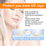 Sunblock 15 Pairs Sunscreen Breathable Comfortable UV Block Under Eye Patch for Running Hiking Fishing