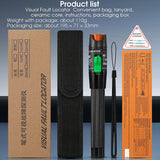 High Quality 30mW VFL and LC adapter Optical Cable Tester, Fiber Optic Visual Fault Finder 30Km Range Red pen