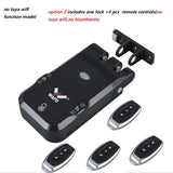 WF-026 cerradura inteligente de seguridad tuya wifi optional remote control invisible smart door lock keyless entry home