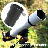 1.25 inch Extension Tube for Astronomy Telescope Monocular Eyepiece with Brass Compression Ring