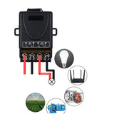 Wireless Remote Control Switch&Receiver Kit No Wiring 220V Wide Voltage Single Circuit 433MHZ Long-Distance RemoteControl Switch