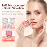 Electric Lifting Beauty Device Microcurrent Vibration Double Chin Removal hine LED Photon Therapy Face Slimming Massager