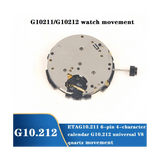 ETA G10.211 Single Calendar 4-Point 6-Pin G10.212 Universal V8 Quartz Watch Movement Replacement