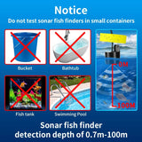 Erchang XF03 Portable Sonar Fish lure Echo Sounder Lake Sea 100M Depth Fishing Finder