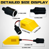 For Battery 20V to 12V Step Down Converter with Cigarette Lighter Interface Power Wheel Adapter (No Battery)