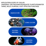 20L Household Fish Tank Chiller Small Constant Temperature Coral Aquarium Semiconductor Electronic Refrigerator