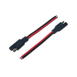 10PCS 15CM 2 Pin Quick Connector Disconnect Plug 14AWG SAE Extension Cable Wire Harness for Motorcycle Generator Solar Panel