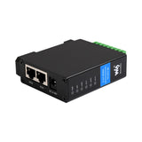 Din Rail 2CH ports RS485 to RJ45 Serial Server modbus gateway PoE optional Channels Operation Dual Ethernet