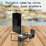 1pc Portable Folding Casca Magnetic Stove Outdoor Camping Stove Cookware Gas Hot Pot Tea Stove