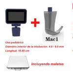 3.5 inch color Touch screen Anesthesia Digital Video Laryngoscope 6 sizes Reusable Stainless Steel Blades Optional laryngscope