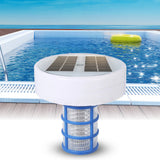 Purifier Solar Pool Tool - For Above Ground & Inground Pools, Eliminating Algae, Copper Water Ionizer with 3 Cleaning Brushes