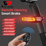 Intelligent anti-theft alarm, rear light with bicycle alarm horn, safety brake taillights, CYCG pathway